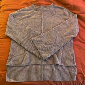 GREY Bell Sleeve Crewneck Sweater